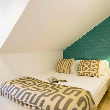 Cozy Blue Attic Lx Factory 1 De Maio Apartamento *